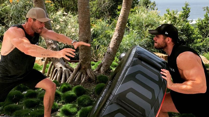 Chris Hemsworth mit Ross Edgley, Februar 2020