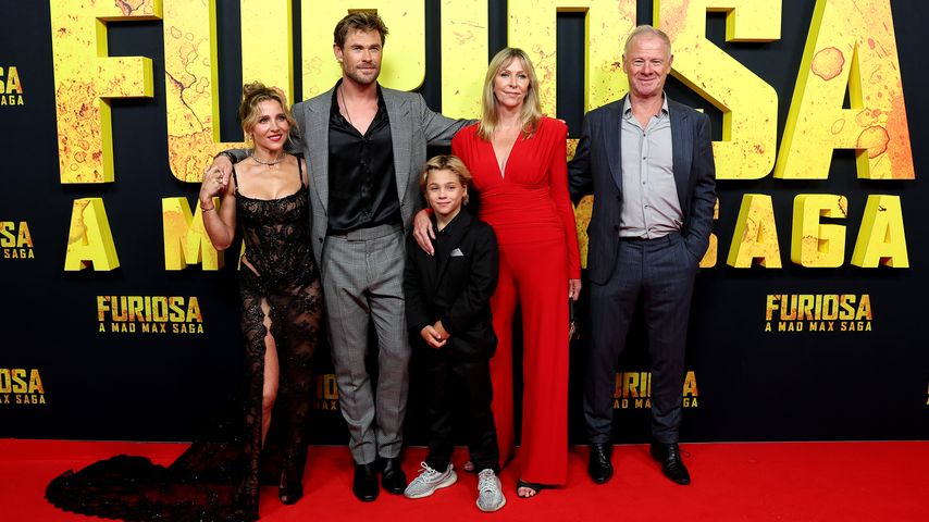 Chris Hemsworth mit seiner gesamten Familie