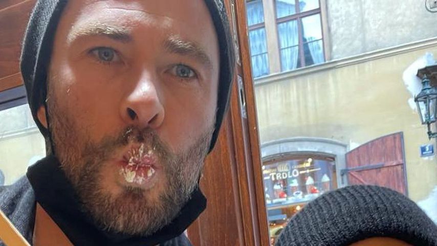 Chris Hemsworth und Elsa Pataky im November 2021 in Prag