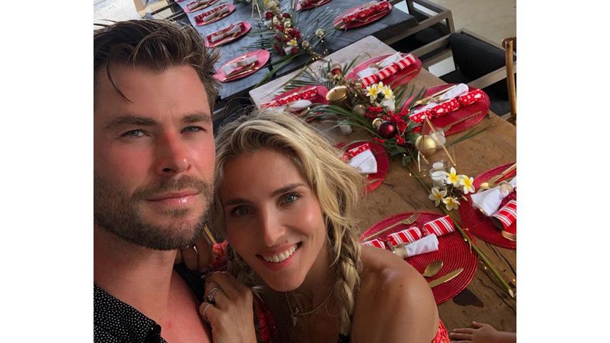Chris Hemsworth und Elsa Pataky Weihnachten 2019
