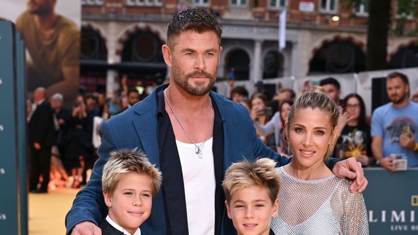 Chris Hemsworths Söhne stehlen ihm auf Red Carpet die Show