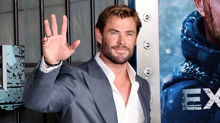In Topform: Chris Hemsworth zeigt sein hartes Bizepstraining