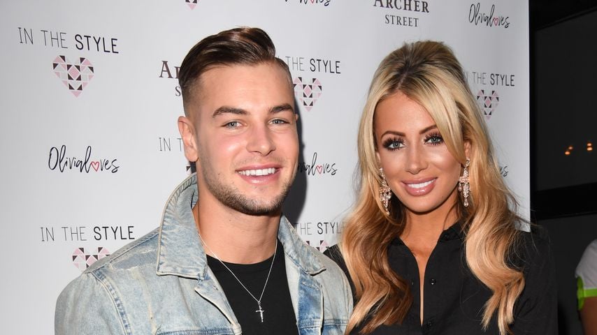 Chris Hughes und Olivia Attwood, Reality-TV-Teilnehmer aus UK
