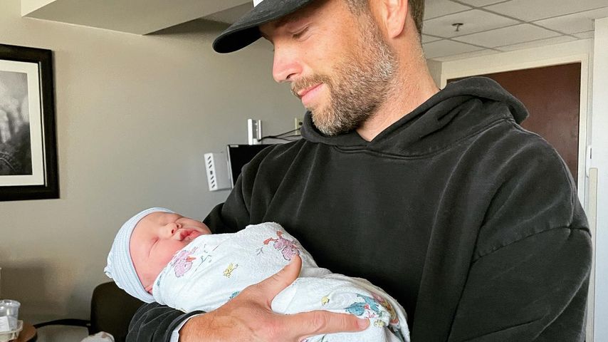 Chris Lane und sein Sohn Baker, Oktober 2022