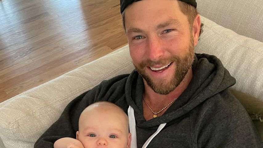 Chris Lane mit seinem Sohn, September 2021