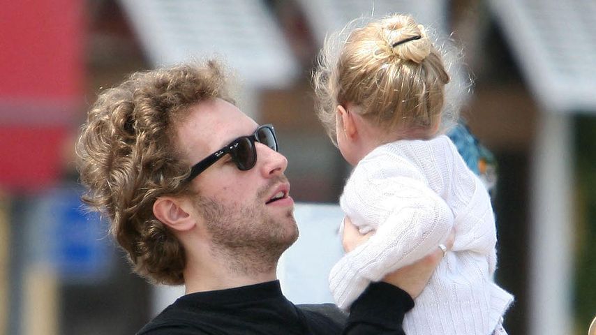 Chris Martin und seine Tochter Apple im Jahr 2007