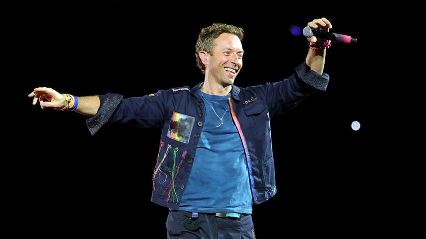 Chris Martin bei einer Coldplay-Show in Las Vegas im Juni 2025