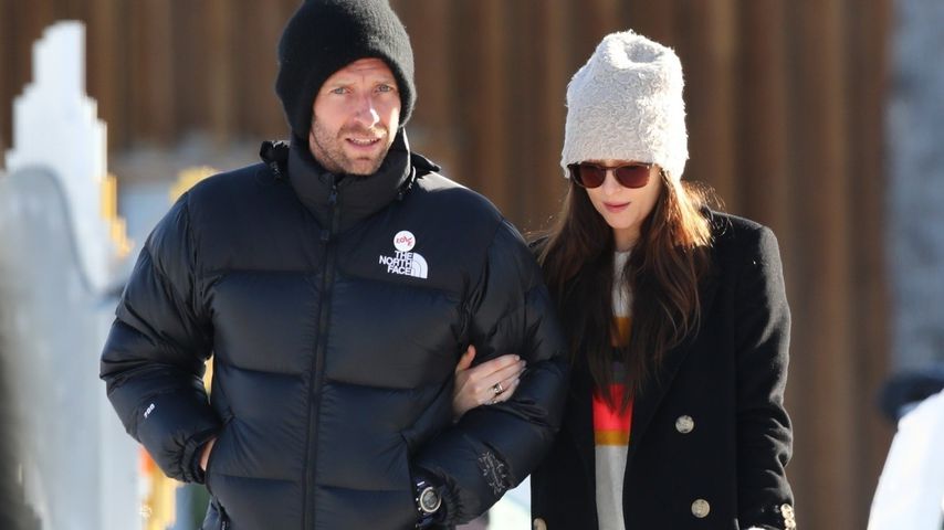 Chris Martin und Dakota Johnson in Aspen