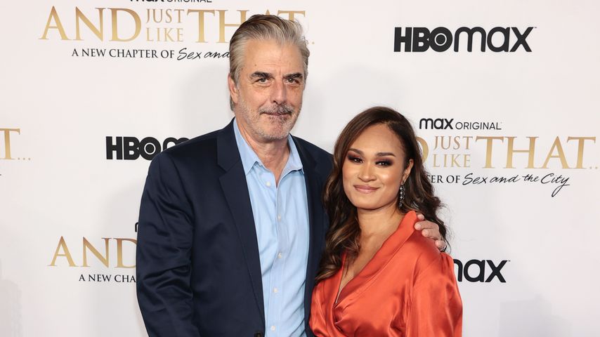 Chris Noth mit seiner Ehefrau Tara Wilson im Dezember 2021 in New York City