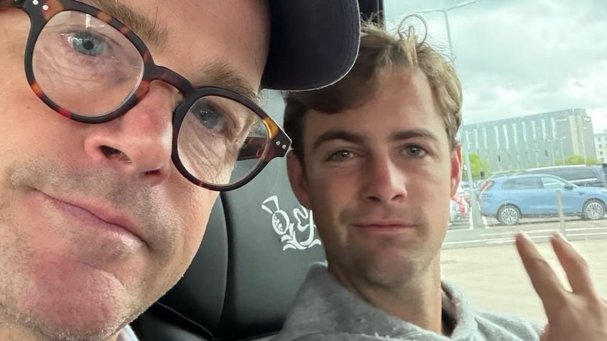 Chris O'Donnell mit seinem Sohn Chip O'Donnell, Oktober 2026