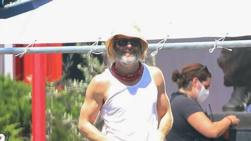 Schauspieler Chris Pine bei Dreharbeiten in Los Angeles