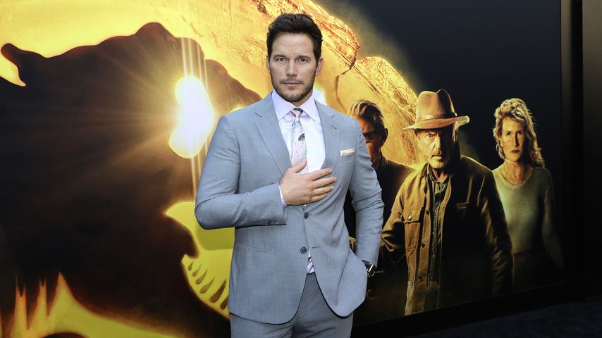 Chris Pratt auf der Filmpremiere von "Jurassic World: Ein neues Zeitalter"
