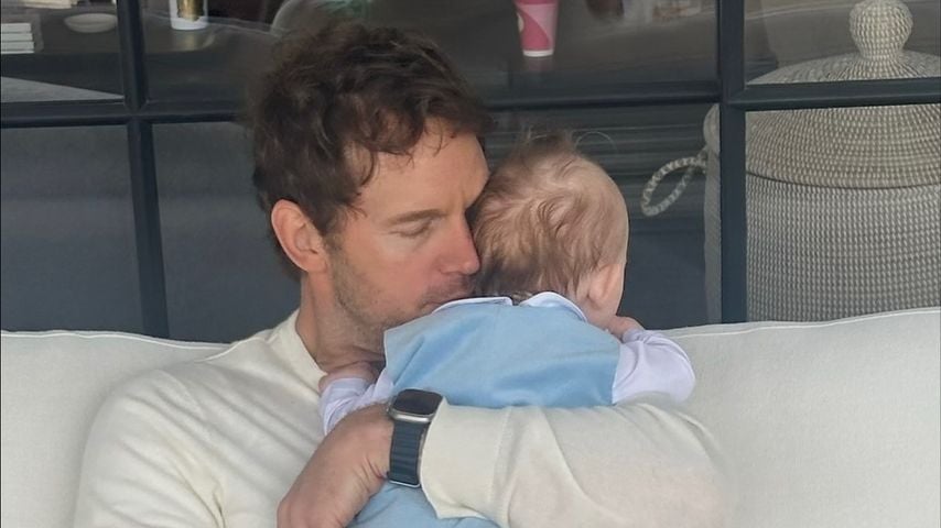 Chris Pratt mit Sohn Ford im Arm