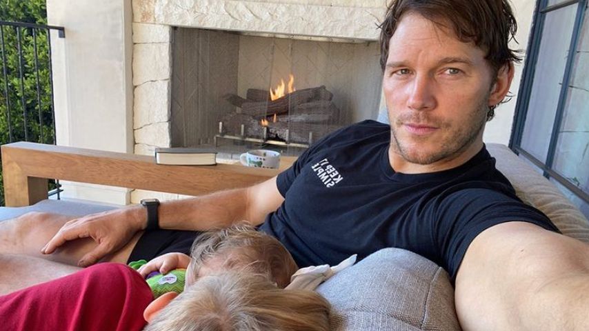 Chris Pratt mit seinen Kids