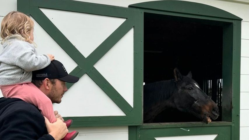 Schauspieler Chris Pratt und seine Tochter