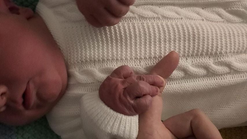 Chris Radford und sein Sohn, September 2021