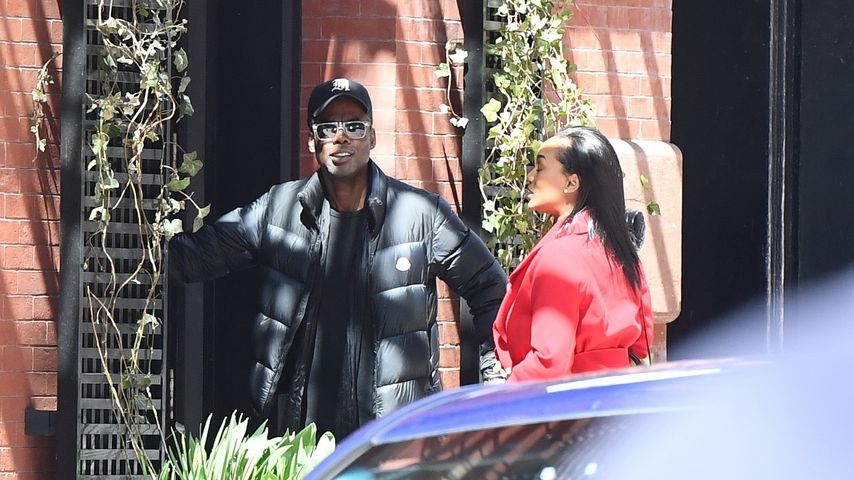 Chris Rock mit einer unbekannten Frau