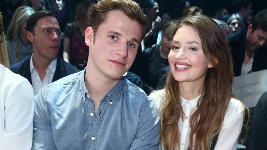 Chris Simon und Amrei Haardt bei einer Fashion Week