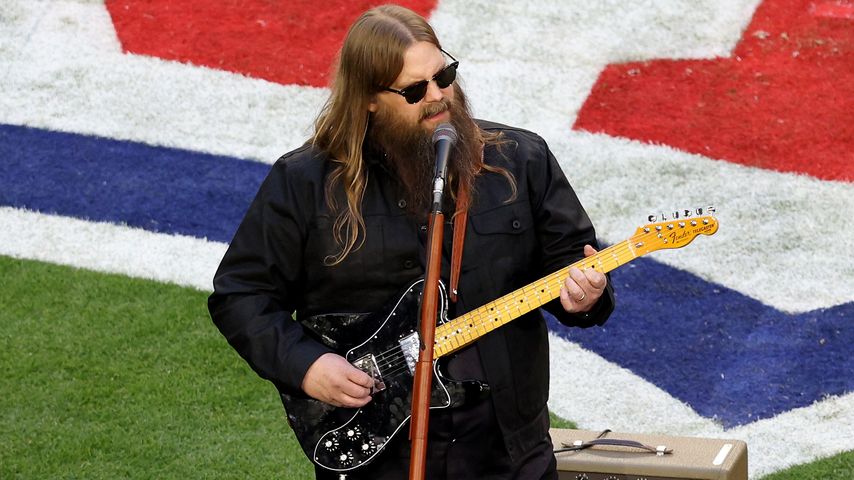 Chris Stapleton beim Super Bowl 2023