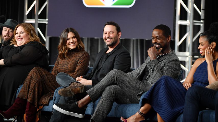 Chris Sullivan, Chrissy Metz, Mandy Moore, Dan Fogelman Sterling K. Brown und Susan Kelechi Watson v