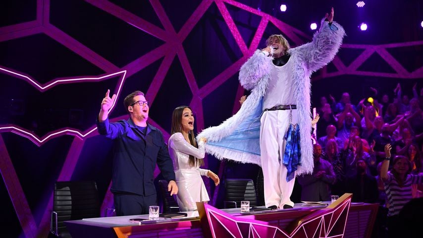 Chris Tall, Verona Pooth und Vincent Gross bei "The Masked Singer"