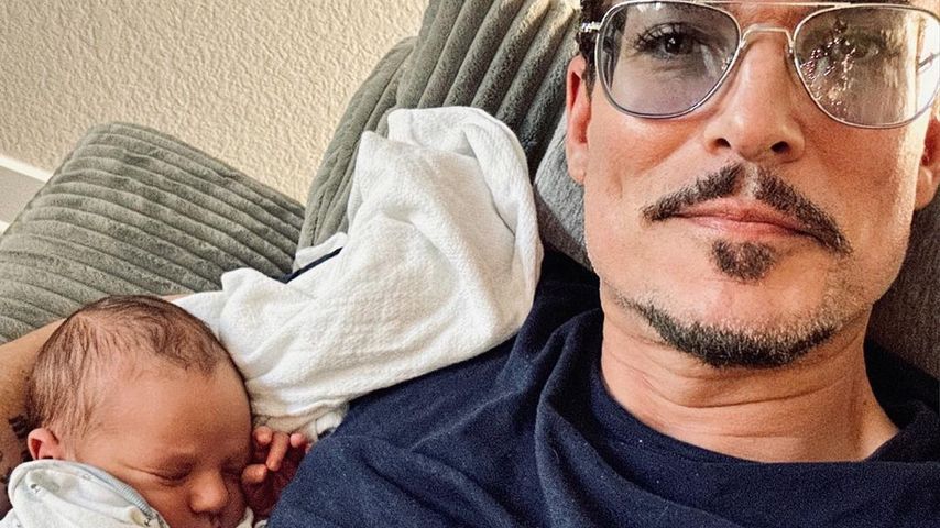 Chris Töpperwien mit seinem Sohn Lino