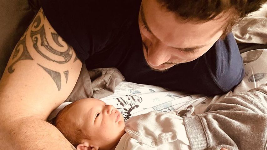 Chris Töpperwien mit seinem Sohn Lino
