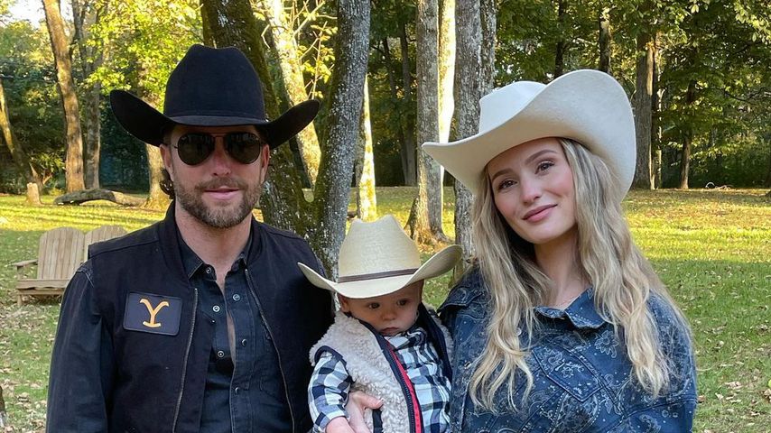Howdy! Lauren und Chris Lane mit ihrem Baby im Western-Look