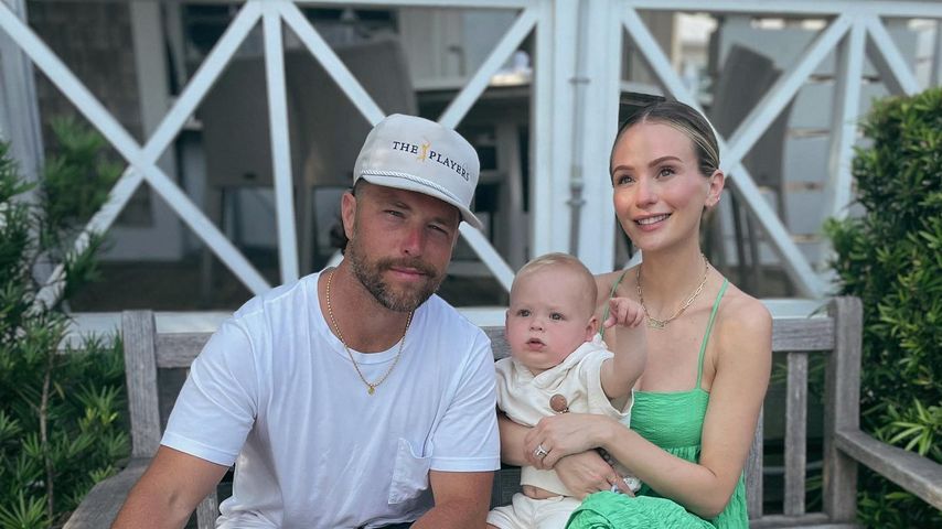 Chris und Lauren Lane mit ihrem Sohn