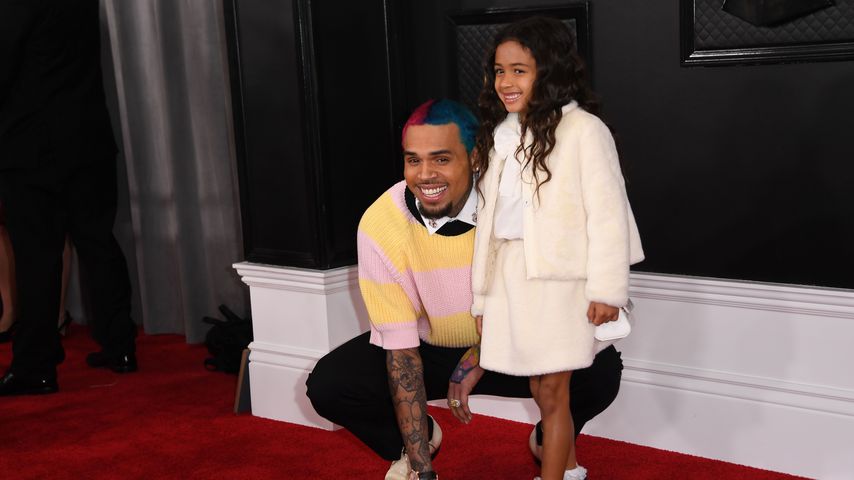 Chris und Royalty Brown bei den Grammy Awards 2020