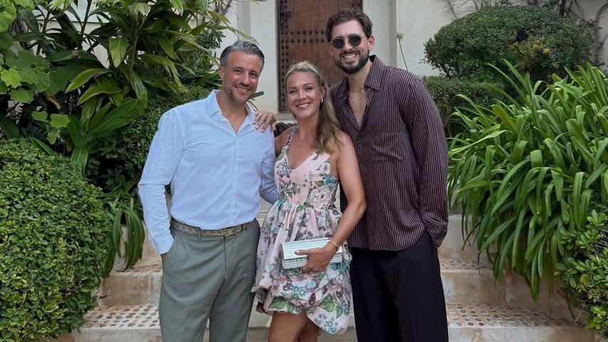 Chris Wackert mit Kollegin Alina Merkau und deren Ehemann Rael Hoffmann auf Ibiza, August 2026
