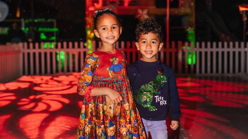 Chrissy Teigens Kinder Luna und Miles im Dezember 2022