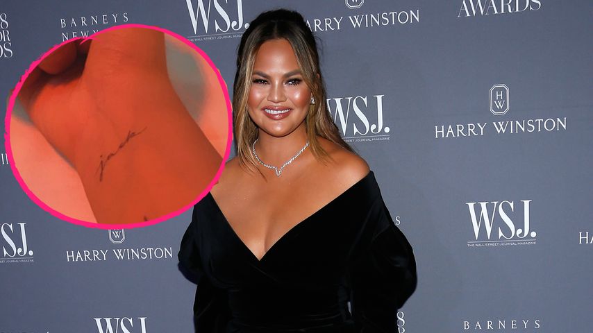 Chrissy Teigen hat jetzt ein Tattoo für ungeborenen Sohn (†)