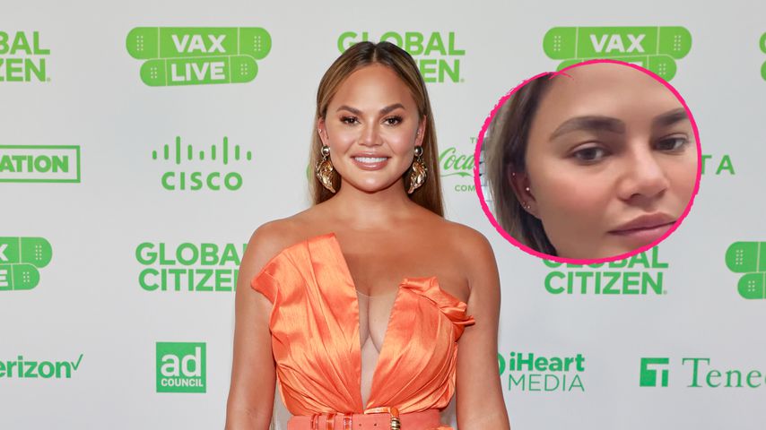 Chrissy Teigen erfüllt sich Wunsch von vollen Augenbrauen