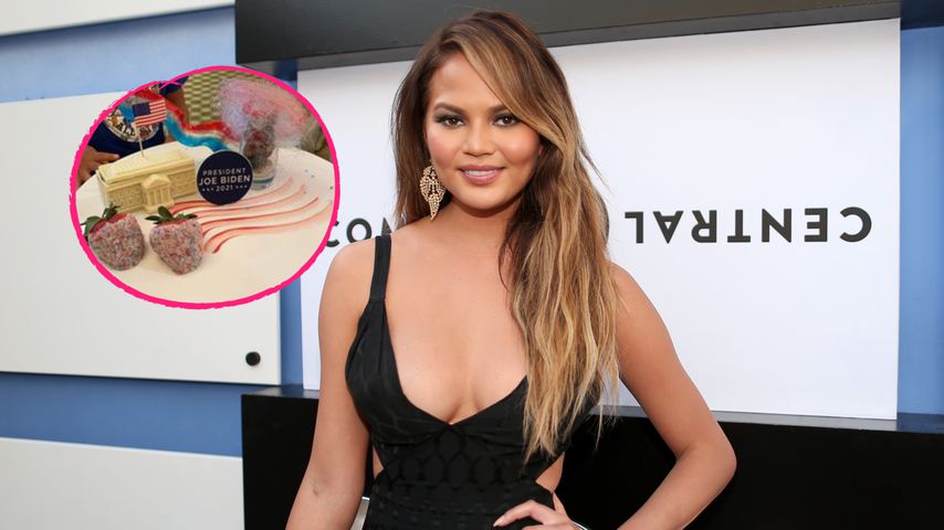 Schoko-Weißes-Haus: Chrissy Teigen feiert Bidens Vereidigung