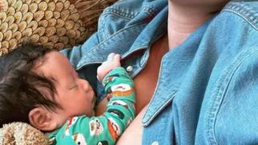 Chrissy Teigen mit ihrem Sohn Wren