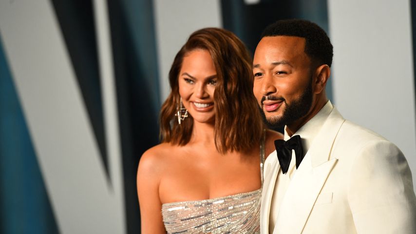 Chrissy Teigen mit ihrem Mann John Legend