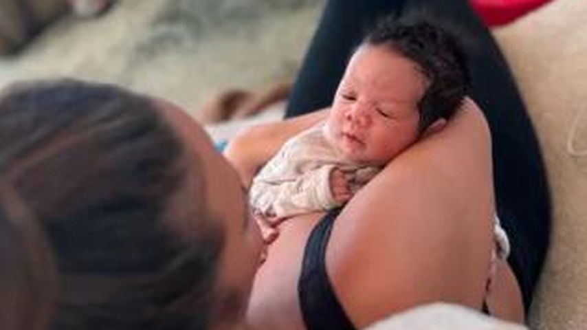 Chrissy Teigen mit ihrem Sohn Wren