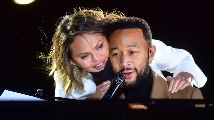 Chrissy Teigen und John Legend in Philadelphia, November 2020