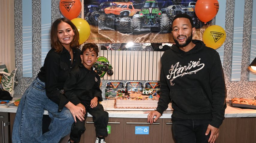Chrissy Teigen und John Legend feiern den sechsten Geburtstag von Sohn Miles (in der Mitte)