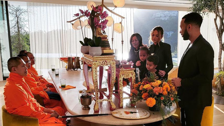 Chrissy Teigen, John Legend und ihre Kinder im September 2021