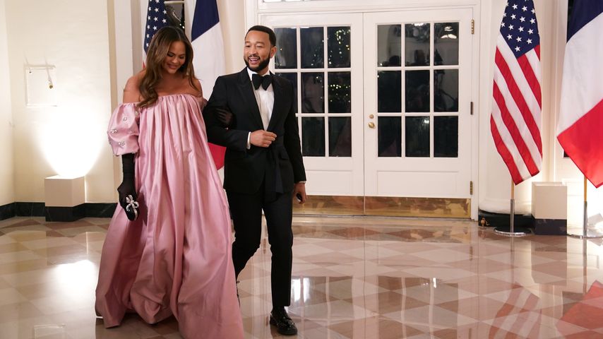 Chrissy Teigen und John Legend im Dezember 2022 im Weißen Haus