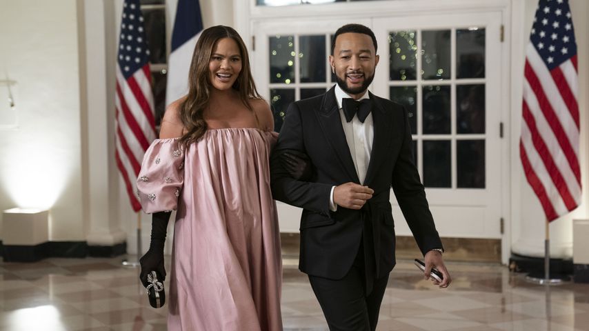 Chrissy Teigen und John Legend im Weißen Haus