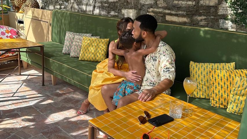 Chrissy Teigen und John Legend mit ihrem Sohn Miles