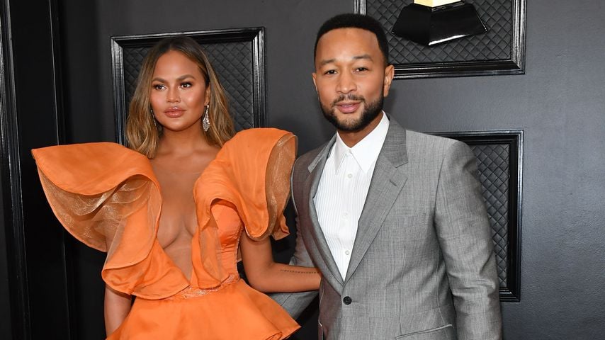 Chrissy Teigen und John Legend bei den Grammy Awards 2020