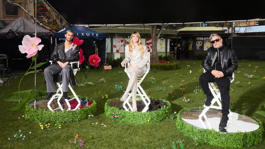 Christian Cowan, Heidi Klum und Rankin in der GNTM-Jury