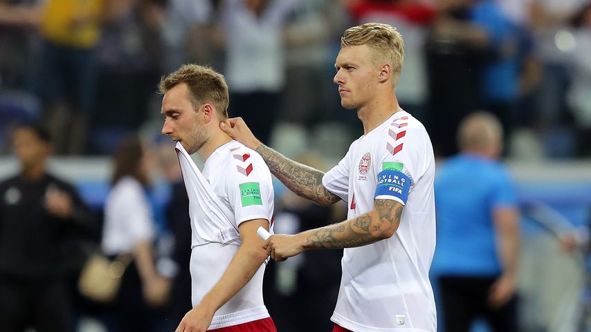 Christian Eriksen und Simon Kjær