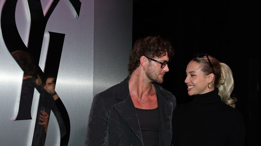 Christian Hogue und Charly Jordan beim YSL Beauty Candy Club während der NYFW in New York City