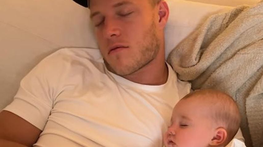 Christian McCaffrey und seine Tochter