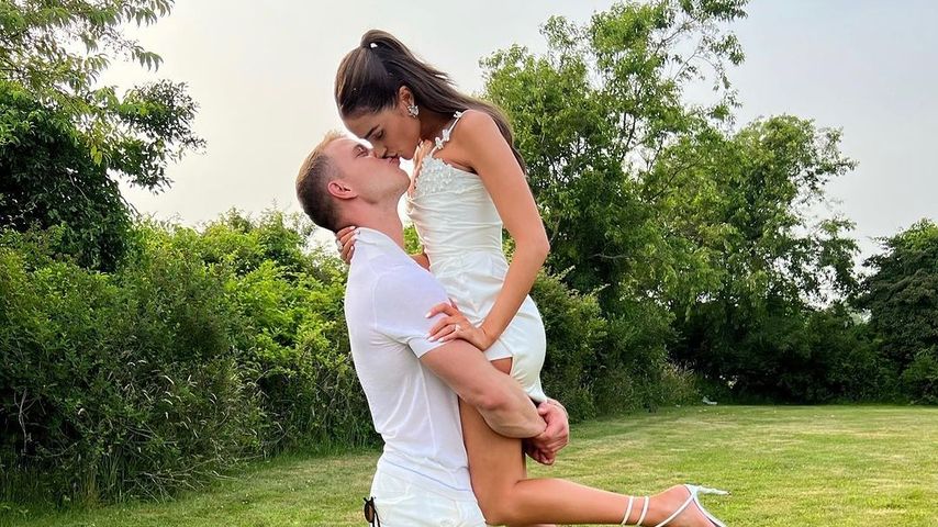 Christian McCaffrey und Olivia Culpo im Juli 2023